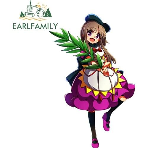 EARLFAMILY 13cm x 8.3cm for Satono Nishida Funny Car Stickers VAN JDM Decal Personality Refrigerator Waterproof DIY Car Styling