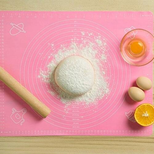 Kneading Dough Mat Silicone Baking Mat Pizza Cake Dough Maker Pastry Kitchen Cooking Grill Gadgets Bakeware Table Mats Pad Sheet