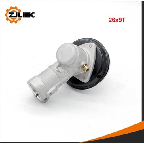 Red Brush Cutter Gear Case Assy 26mm 9 Teeth Fit For Garden Trimmer Grass Cutter 26mm Shaft gear box gear housing