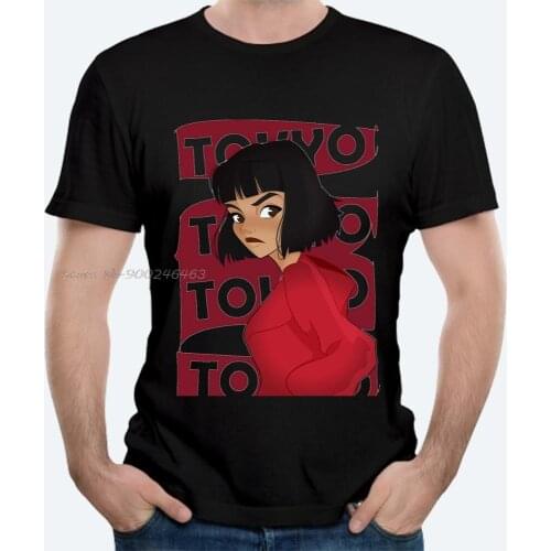 La Casa De Papel T Shirt Cotton Money Heist Tokyo Casa Homme Tee Shirt Round Collar Man T Shirt tees