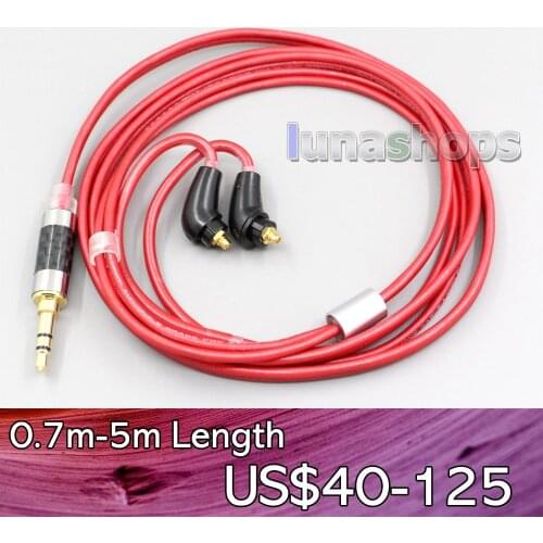 LN006685 4.4mm XLR 2.5mm 3.5mm 99% Pure PCOCC Earphone Cable For Sony XBA-H2 XBA-H3 XBA-Z5 xba-A3 xba-A2