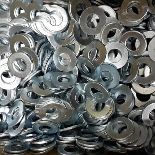 25PCS GB97 Galvanized Flat Pad Flat Washer Flat Washer M8*16*1.6