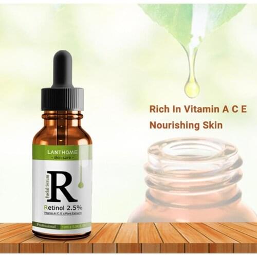2.5% Retinol Original Liquid Lotion Moisturizing Revitaliz Spots Bright Remove Anti Dark Aging Serum Wrinkle Skin M1W0