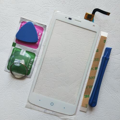 ZUGZUC 5.0''Touch Screen For ZTE Blade L2 Plus L370 C370 Glass Panel Digitizer Touchscreen Android Phones Part+Repair Tools