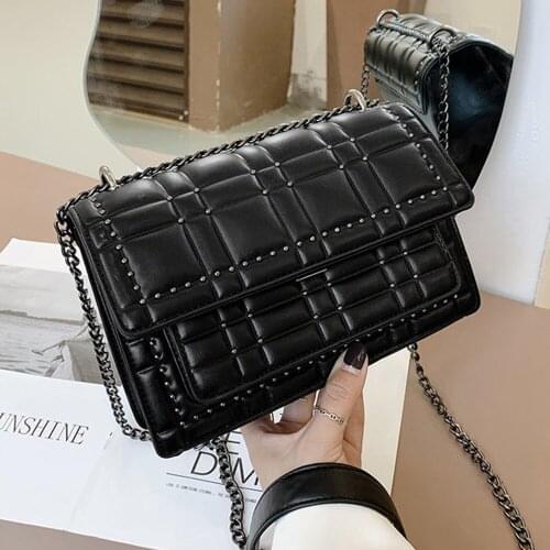 New Fashion Women Handbag Crossbody Bags Designer Chain Lady Bag High Quality PU Leather Shoulder Autumn Winter Womens Hand Bag