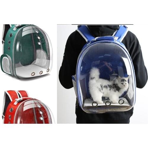 Cat bag Cat Carrier Bag Window Bubble Carrying Travel Bag Breathable Big Space Capsule Transparent dog stuff pet products