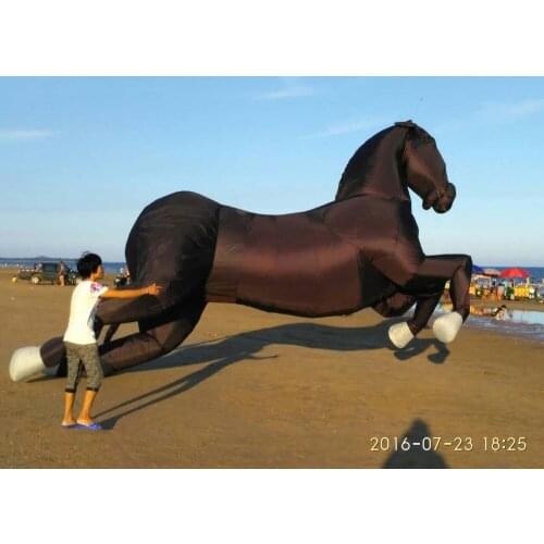 Waterproof ripstop nylon 6m beach Jack new large kite horse soft kiting big kites windsock fabric software kites flying toy