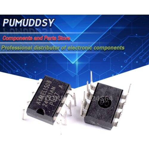10PCS AT24C01AN DIP8 AT24C01 DIP AT24C01A AT24C01-PU27 new and IC