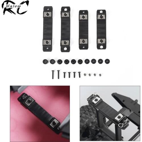 4Pcs Magnetic Connector Invisible Shell Column Body Post Mount for 1:10 RC Crawler for TRAXXAS TRX-6 TRX-4 G500 Upgrade Parts