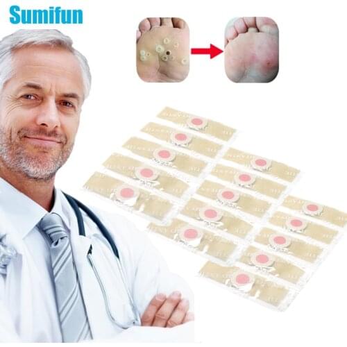 Sumifun 80pcs Foot Corn Removal Warts Thorn Killer Pain Relieving Patch Medical Plaster Toe Protector Calluses Sticker Foot Care