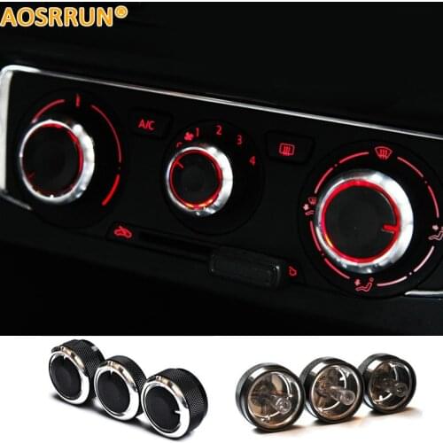 For BYD F3 F3R Car Accessories Aluminum Air-Conditioning Knob Switch Alloy