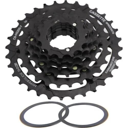 CS-HG200-7 7/21 Speed 12-32T MTB Bike Cassettes Flywheel Freewheel with Gasket Flywheel Freewheel