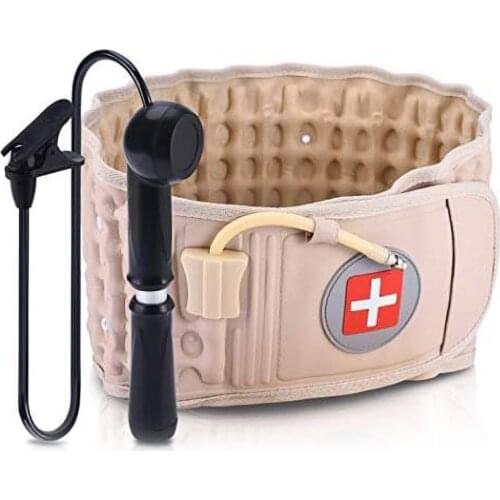 Back Decompression Belt Lumbar Support for Back Pain Relief- Lower Back Traction Device for Women & Men