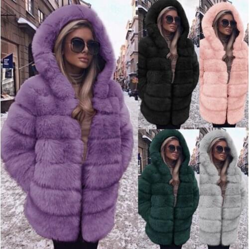 Fnoce Women's Jackets With Fur
