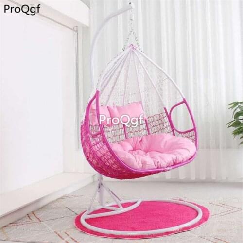 Prodgf 1 Set two people seat Rattan Swing Chair With Shelf