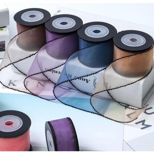 Organza ribbons for Wedding Party Home gift wrapping decoration DIY Gift Wrapping Handmade Bow Accessories Christmas ribbons