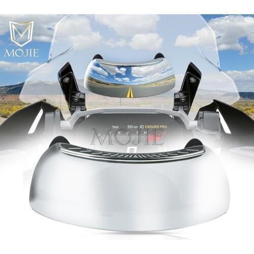 Motorcycle 180 Degree Safety Rearview Mirror Give Full Rear View For SYM CRUISYM 150 180 GTS 300i 300 MAXSYM 400 400i 600 600i