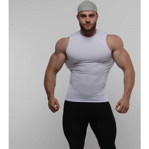2021 NEW men cotton tank tops shirt gym fitness vest sleeveless male casual bodybuilding sports man Workout clothes clothing