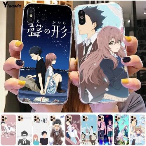 Yinuoda Anime A Silent VoiceThe Shape Of Voice Soft Phone Cover for iPhone 8 7 6 6S Plus X 5S SE 2020 XR 11 pro XS MAX