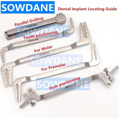 New Dental Gauge Ruler Implant Locating Surgical Drilling Guide Positioning Locator Parallel Depth Extension Kit Autoclavable