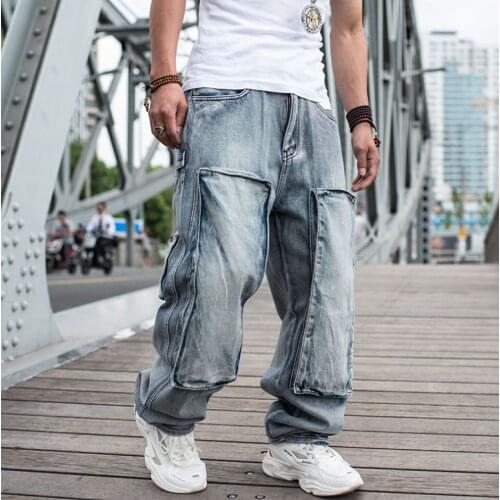 Мужские широкие джинсы OLOMLB China At AliExpress