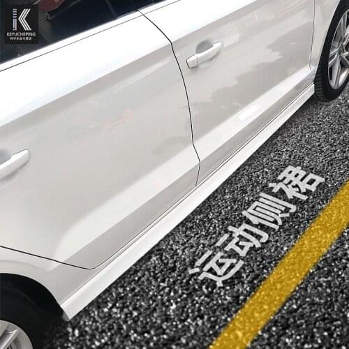 Applicable to Audi 14-20 A3 Modified Skirt，Rear Compartment S3 / Rs3 Small Enclosure，Upgraded Side Shovel
