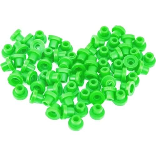 Tattoo Grommets 100pcs Soft Rubber Tattoo Nipples for for Tattoo Machine Needles 667D