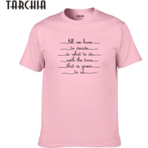 TARCHIA 2021 New Fashion Spring Print Men Tees Tops Casual T Shirt Men Cotton Slim Fit T Shirt Homme Sleeve Boy Male Top