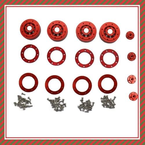 WPL Upgarde Part RCAWD Alloy Beadlock Wheel Rim For WPL Henglong B1 B-14 B-16 C-14 C-24 B-24 B-26 B-36 RC Q60 Q61