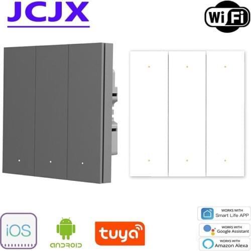 Zigbee Smart Light Touch Switch No Neutral Wire Required Smart Life Tuya APP control Alexa Google Home Compatible 1/2/3 Gang UK