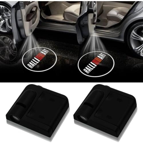2x Wireless Led Car Door Welcome Laser Projector Logo Ghost Shadow Lights for Mitsubishis Ralli Art Lancer Outlander Car Styling