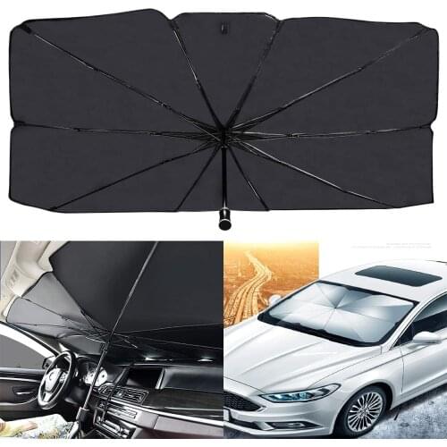 65*125cm 79*140cm Foldable Car Windshield Sun Shade Umbrella UV Cover Sunshade Heat Insulation Front Window Interior Protection