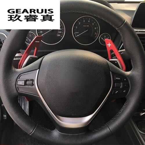 Car styling for BMW X1 X3 X4 X5 X6 f48 f25 f26 f15 f16 teering Wheel Shift Paddle Extension Shifters Replacement Covers Stickers