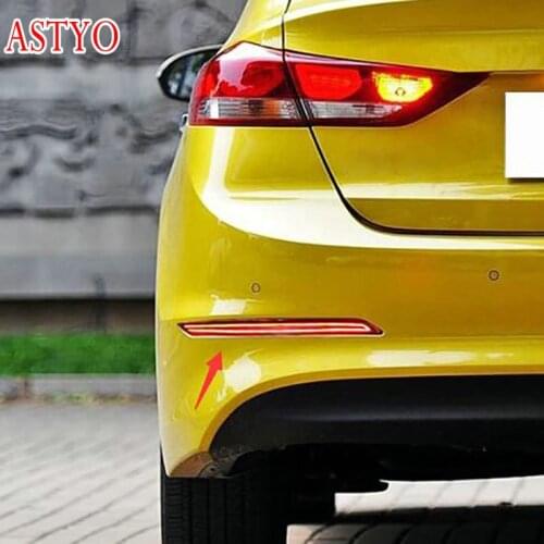 ASTYO Car LED Brake Light /rear fog lights 2PCS for Hyundaii Elantra 2016 2017 2018