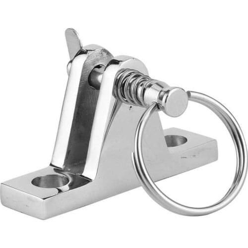 Bilge pump sponges submersible pump Deck Hinge Boat Bimini Fitting 90 Degree W/Quick Release Pin Stainless Steel Marine