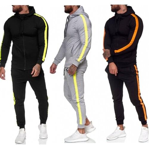 Branding Mens Hoodie + Pants Set 2 Fall Running Sports Set Mens Jogging Sports Set Mens Sports Set Mens Hoodie Set