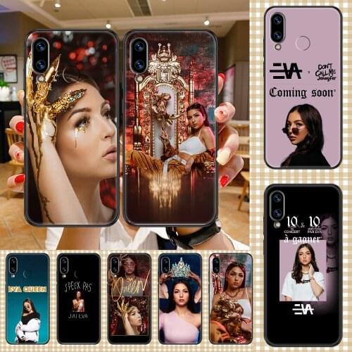 Eva Queen Phone case For Huawei Honor 6 7 8 9 10 10i 20 A C X Lite Pro Play black soft back fashion Etui silicone coque 3D