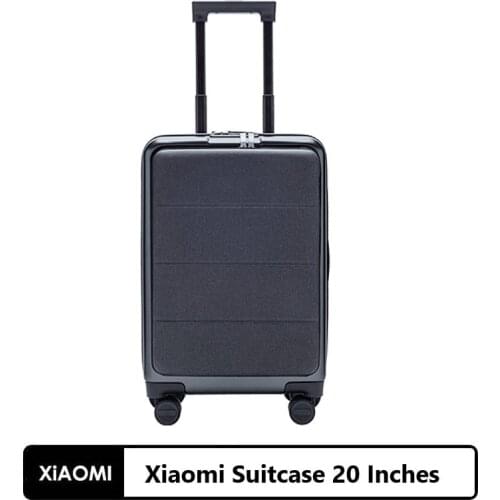 Original Xiaomi Suitcase 20 Inches Standard Boarding Case PC material SA Double Code Lock Business Luggage 360° Universal Wheel
