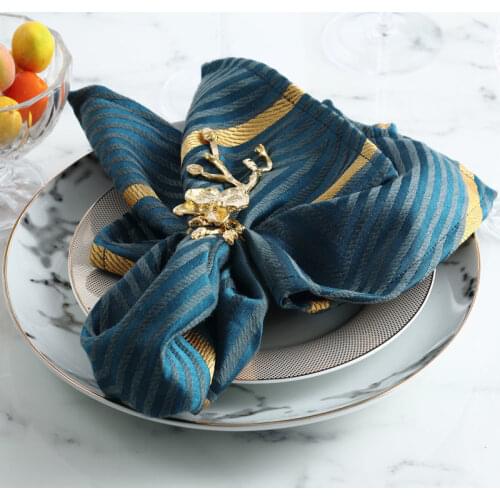 Lint-free Decorated Paper Decoupage Napkins Tablecloth Fabric Cotton Kitchen White Dish Cloth Wedding Fabric Tea Towels Table