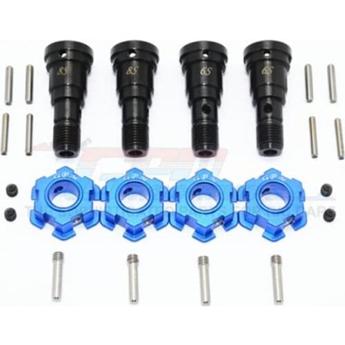 GPM HARDEN STEEL CVD JOINTS AND ALUMINUM WHEEL HEX For TRAXXAS X-MAXX RC Upgrade