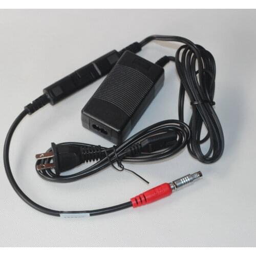 Power Cable with charger adapter for Topcon GPS HiPer to SAE 2-pin connector
