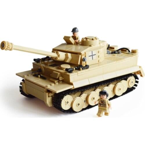KAZI 995pcs Century Military Panzer King Tiger Tank Building Blocks Brick Toy 82011 Model Enlighten Eduction Toys For Children
