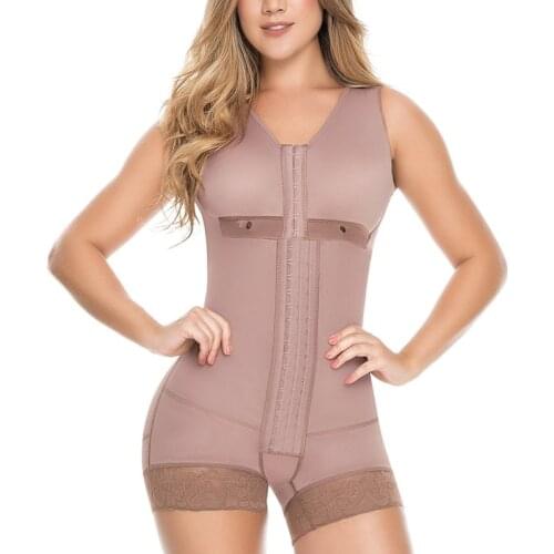 Waist Cincher Postpartum Body Shaper Waistband Design Buttocks Hug Women After Surgery Faja Tummy Control Shaping Bodysuit