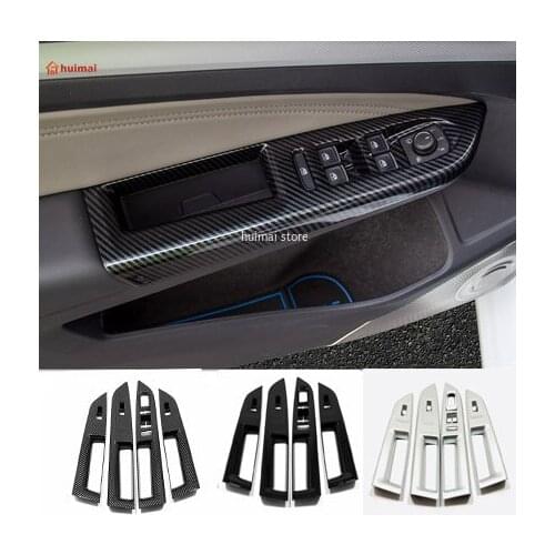 LHD! For Volkswagen VW Golf 8 MK8 2020 2021 Car Styling Accessories 4PCS Interior Window Armrest Lift Switch Cover Trim