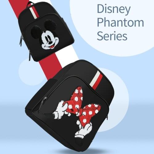 Disney Fashion Mummy Bag Shoulder Multi-function Large-capacity Backpack 2021 New Color Change Travel Bag