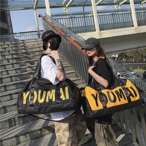 New Fashion Trend Mens And Womens Sports Bag Large Capacity Dry And Wet Separation Travel Bags