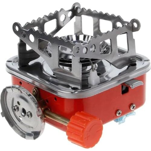 2021 New Mini Camping Stove Folding Outdoor Gas Stove Portable Picnic Split Cooker Burner