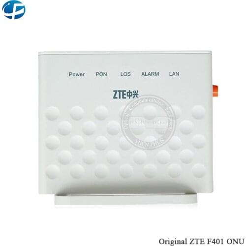 Original ZTE F401 EPON ONU ONT Optical Fiber Kit 1FE Port Apply To FTTH Modes Terminal English Version
