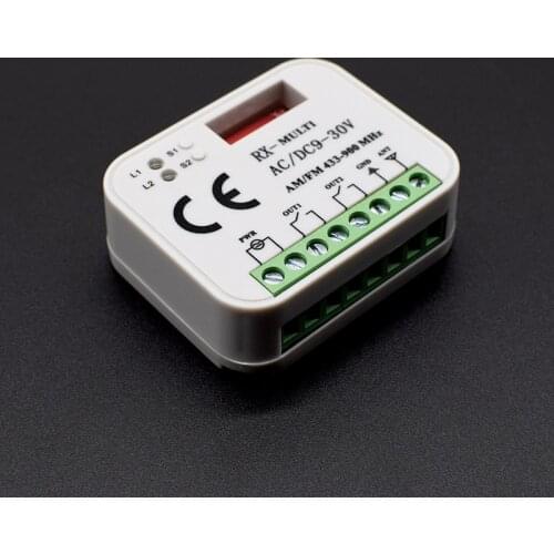 Garage Door Receiver Smart Home 433 MHz 868mhz Fixed Rolling Multi Code Remote Control Multi Receiver 300-868MHz Multi Frequency