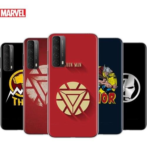 Transparent Cover Marvel Avengers Hero Logo For Huaeri Y9S Y9A Y9 Y8P Y8S Y7 Y7A Y7P Y6P Y6S Y6 Y5P Y5 Pro Phone Case
